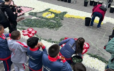 El Esplai La Florida participa un año más en la Alfombra Floral de las Fiestas de Primavera