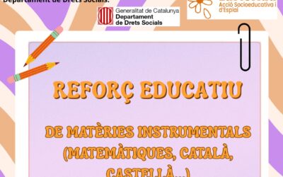 Reforç Educatiu de matèries instrumentals.